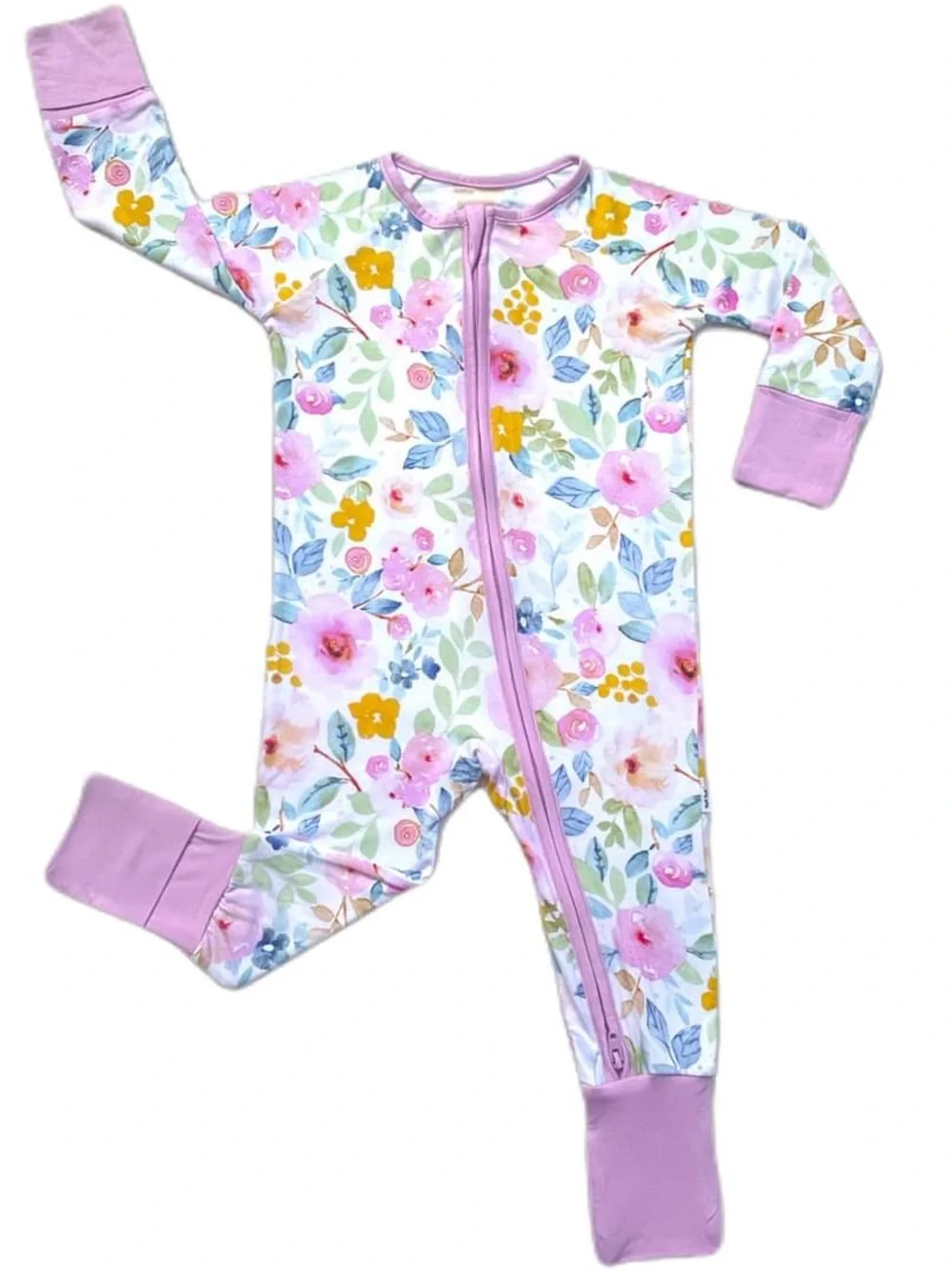 Little Sleepies Bella Blooms Bamboo Viscose Zippy Sleeper 3T